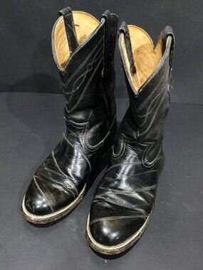 Vintage Women’s Sz 23 US Sz 6.5 Don Cuco Mexican EEL Handmade Boots
